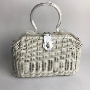 Vintage 60’s Wicker Purse